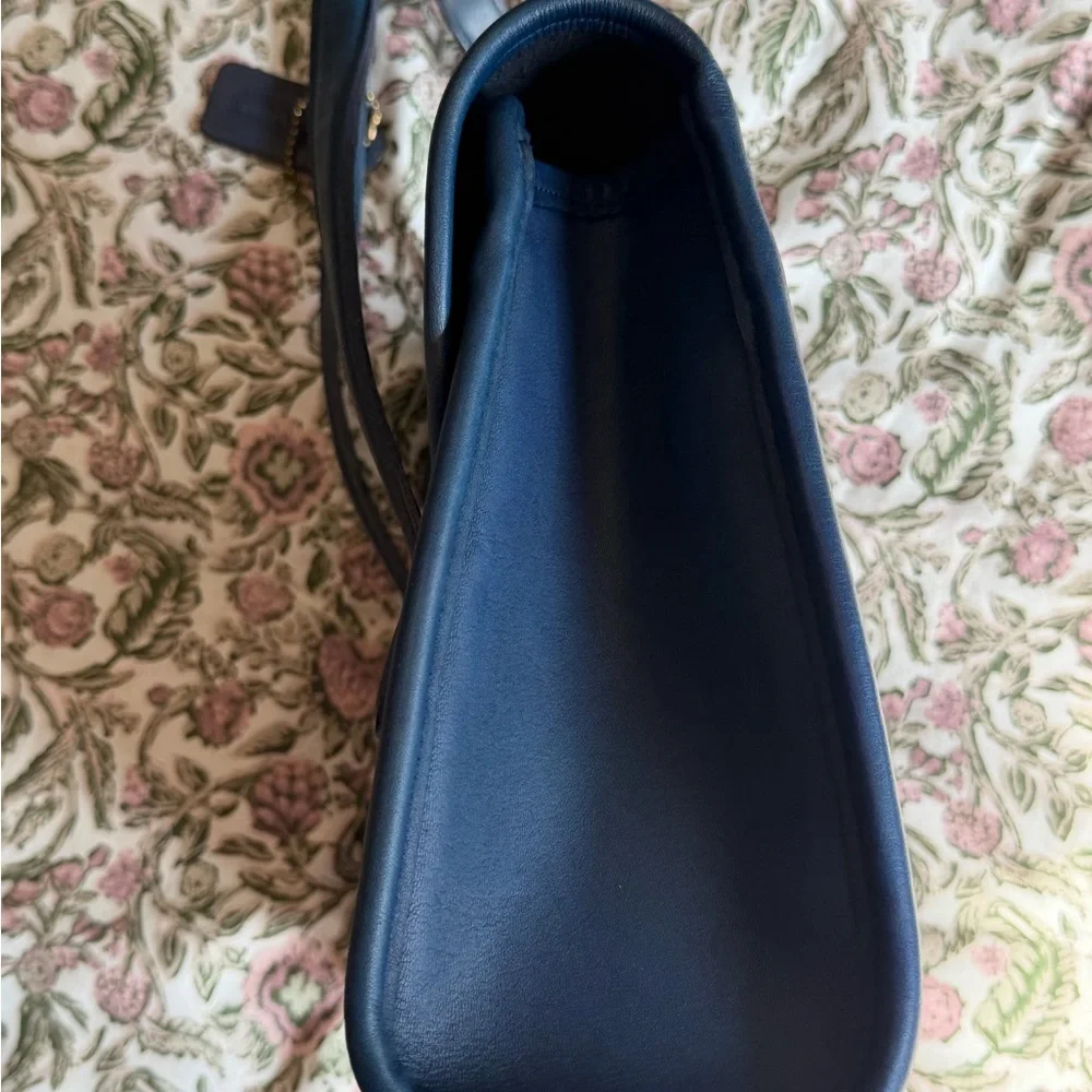 Vintage Coach Blue Belmont Satchel Revived (please read) - Picture 8 of 10